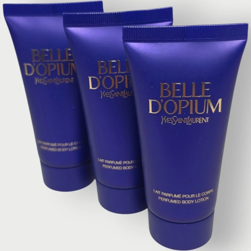 YSL Belle D'Opium Perfumed Body Lotion‎ 50ml Travel Size(3)  - Brand New LOT 1.6